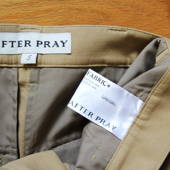 BNWT SS25 AFTER PRAY CHINO LONG CARGO BERMUDAS SHORTS S - Picture 8 of 11